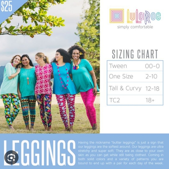 Tween LuLaRoe Leggings - Picture 3 of 3